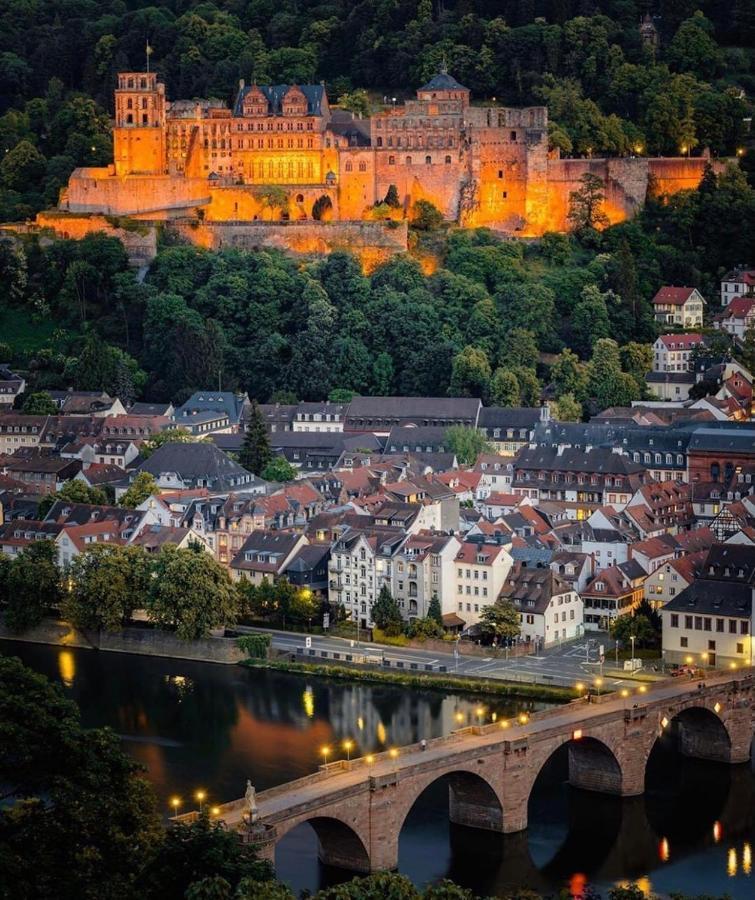 Philosophen Und Neckarblick Apartment Heidelberg Esterno foto